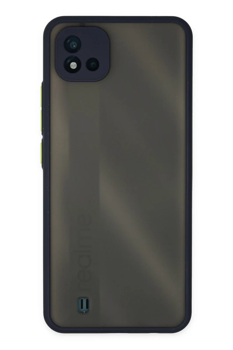 Realme C11 2021 Uyumlu Kılıf Montreal Silikon Kapak - Lacivert