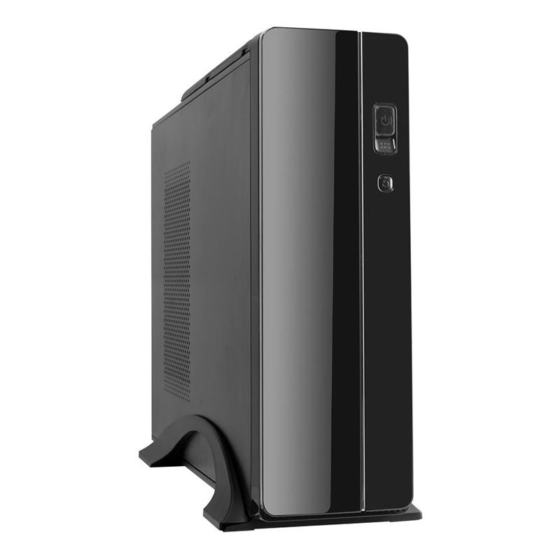 FC-S6020B 300W 1X80MM FAN USB 2.0 SLIM TOWER SİYAH KULPLU KASA