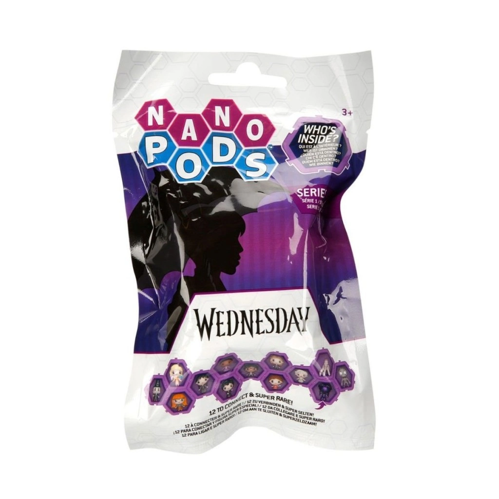 Wednesday Nano Kapsül Figür 1 Adet Sürpriz Paket