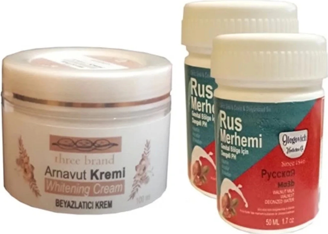 Süper Three Brand Arnavut Kremi + Rus Merhemi 50 ml