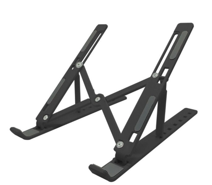 Katlanabilir 7 Kademeli Laptop Tablet Standı Siyah