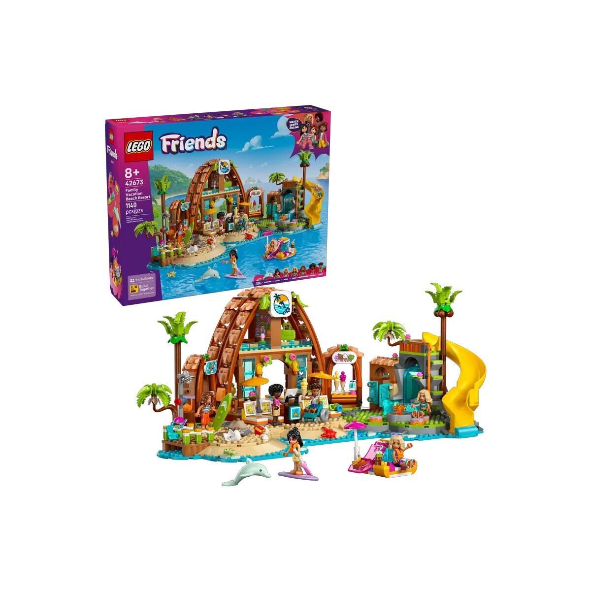 42673 Lego Friends Tatil Köyü 1140 parça +8 yaş