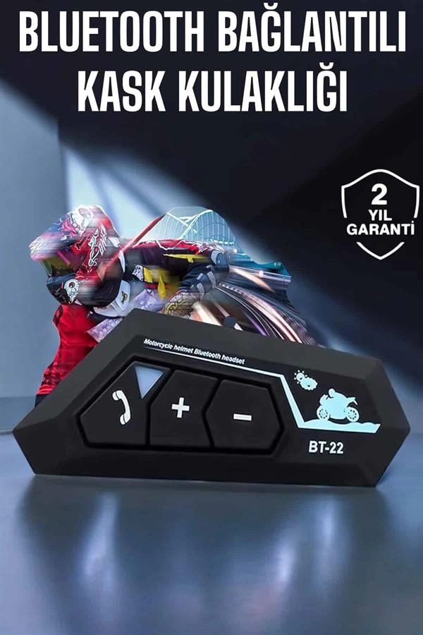 Su Geçirmez Bluetooth Motosiklet Kulaklık 5.0 Intercom