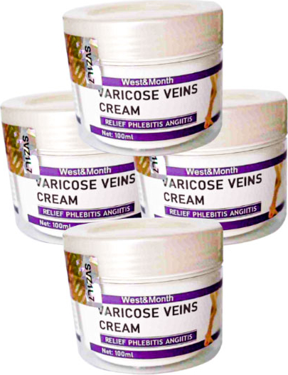 Varicose Vein Defense Cream 100 ml West Month Bacak Kremi 4 Adet