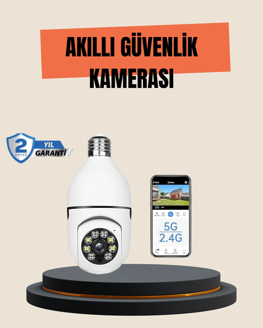 Mobil Uygulama Kontrollü Akıllı Güvenlik Kamerası