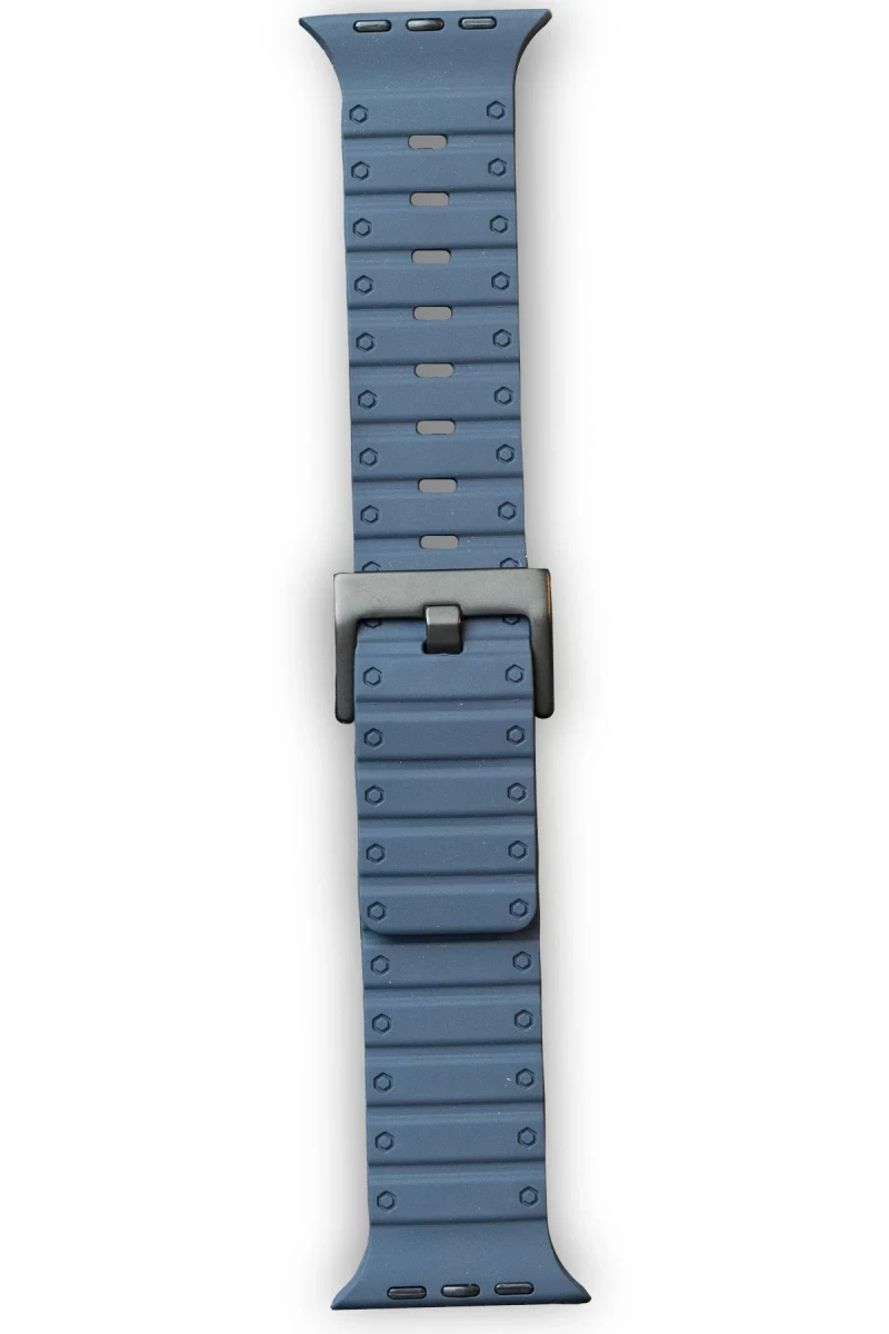 Apple Watch 42mm Uyumlu Magnus Mıknatıslı Silikon Kordon - Mavi