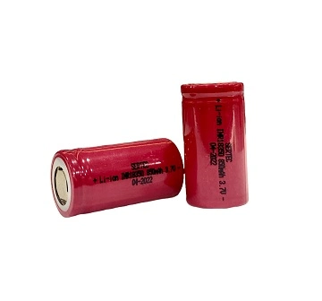 Şarjlı Li-Ion Pil 850 mAh 3.7V 18x35 mm Boyut