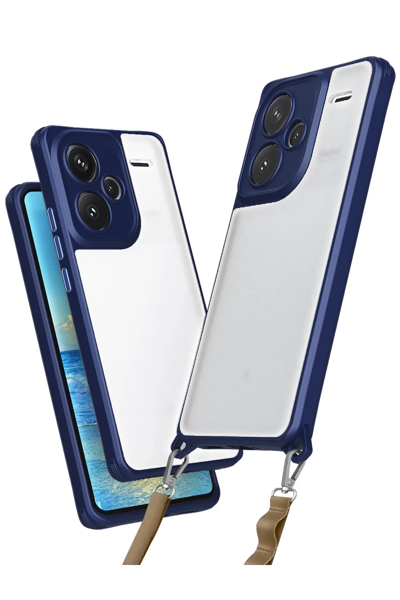 Xiaomi Redmi Note 13 Pro Plus Uyumlu Kılıf Penta Silikon Kılıf - Lacivert