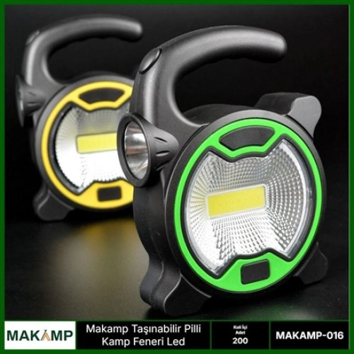Ergonomik Taşınabilir Kamp Feneri 1 Adet LED