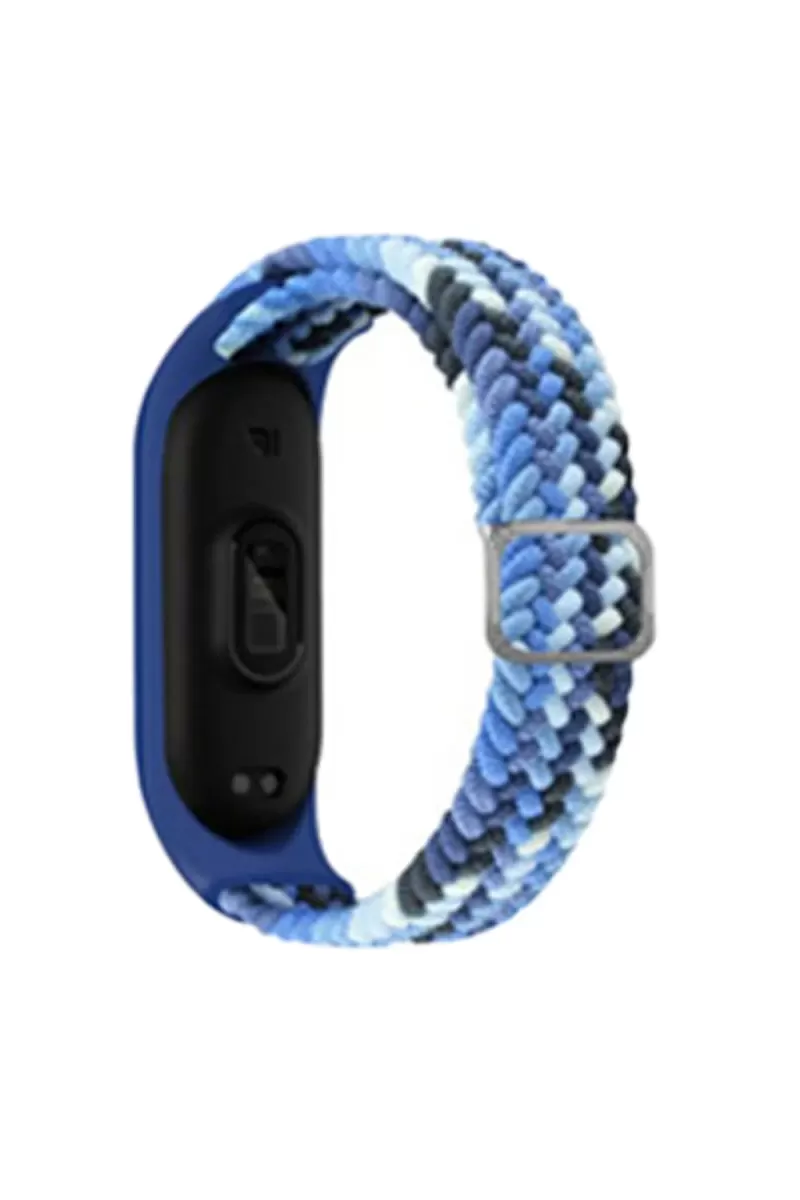 Xiaomi Mi Band 6 Uyumlu Star Kordon - Lacivert-Mavi