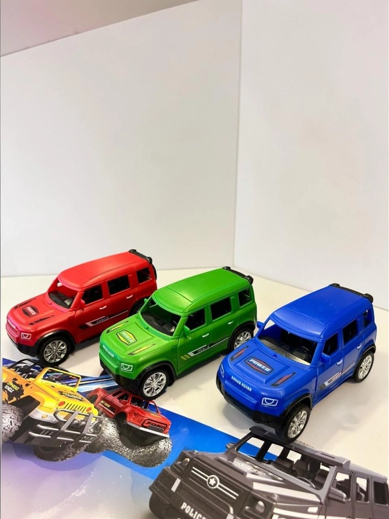 Sürtme Araba Jeep Plastik 1 Adet Oyun Aracı
