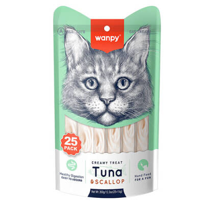 Ton Balık ve Deniz Taraklı Krema Kedi Ödülü 25x14 Gr