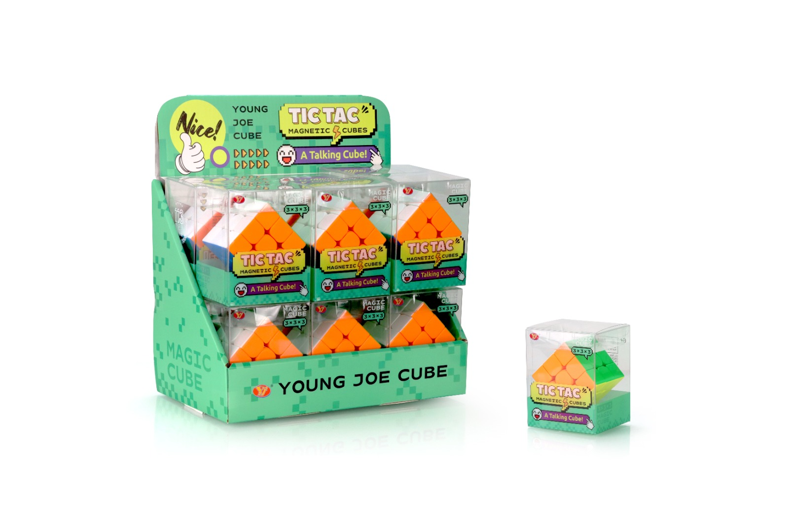YJ8422 Young Joe Tic Tac 3X3 Magnetic Küp