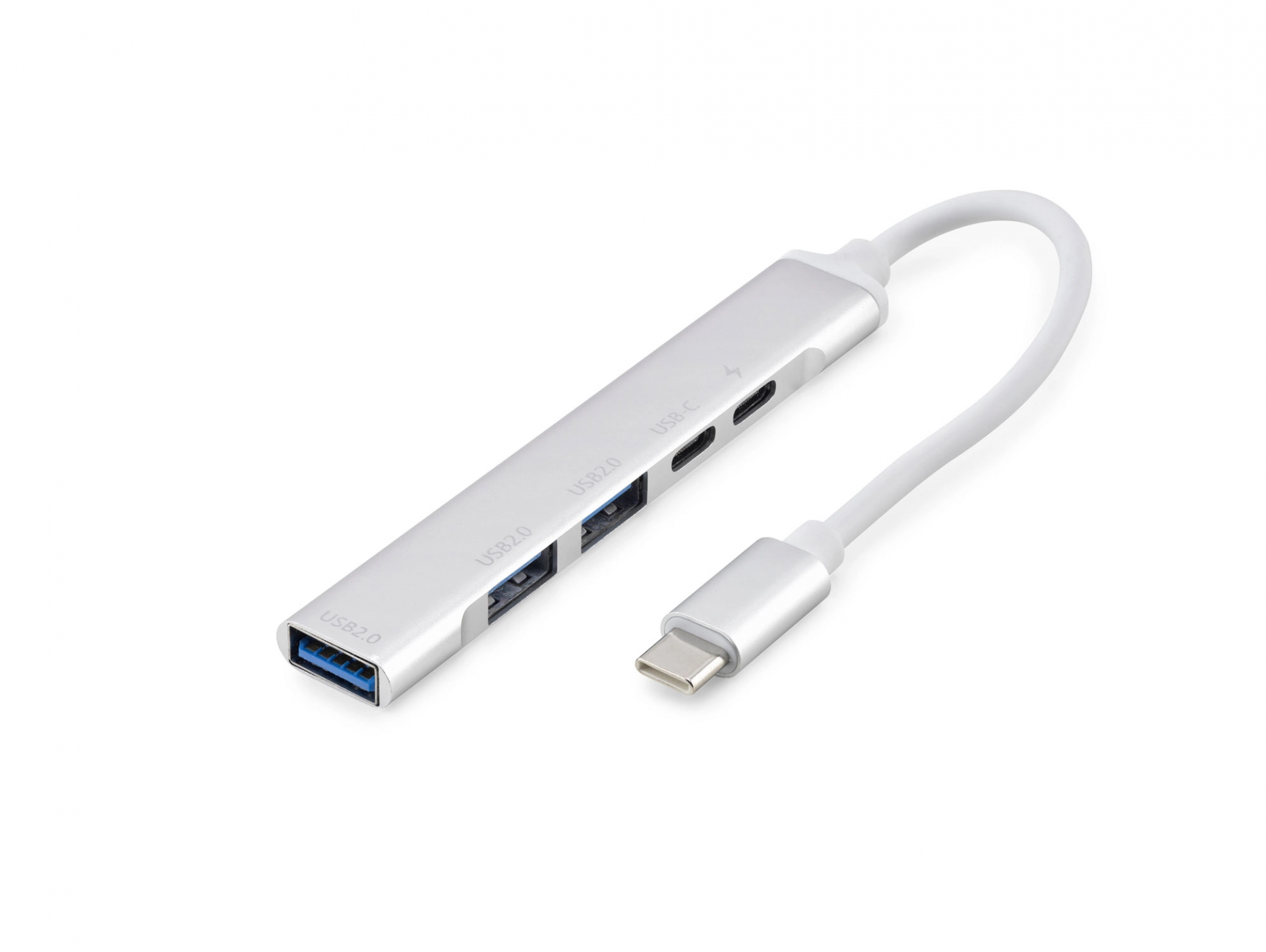 Genişletici 5 Portlu Type-C Hub 20W Beyaz