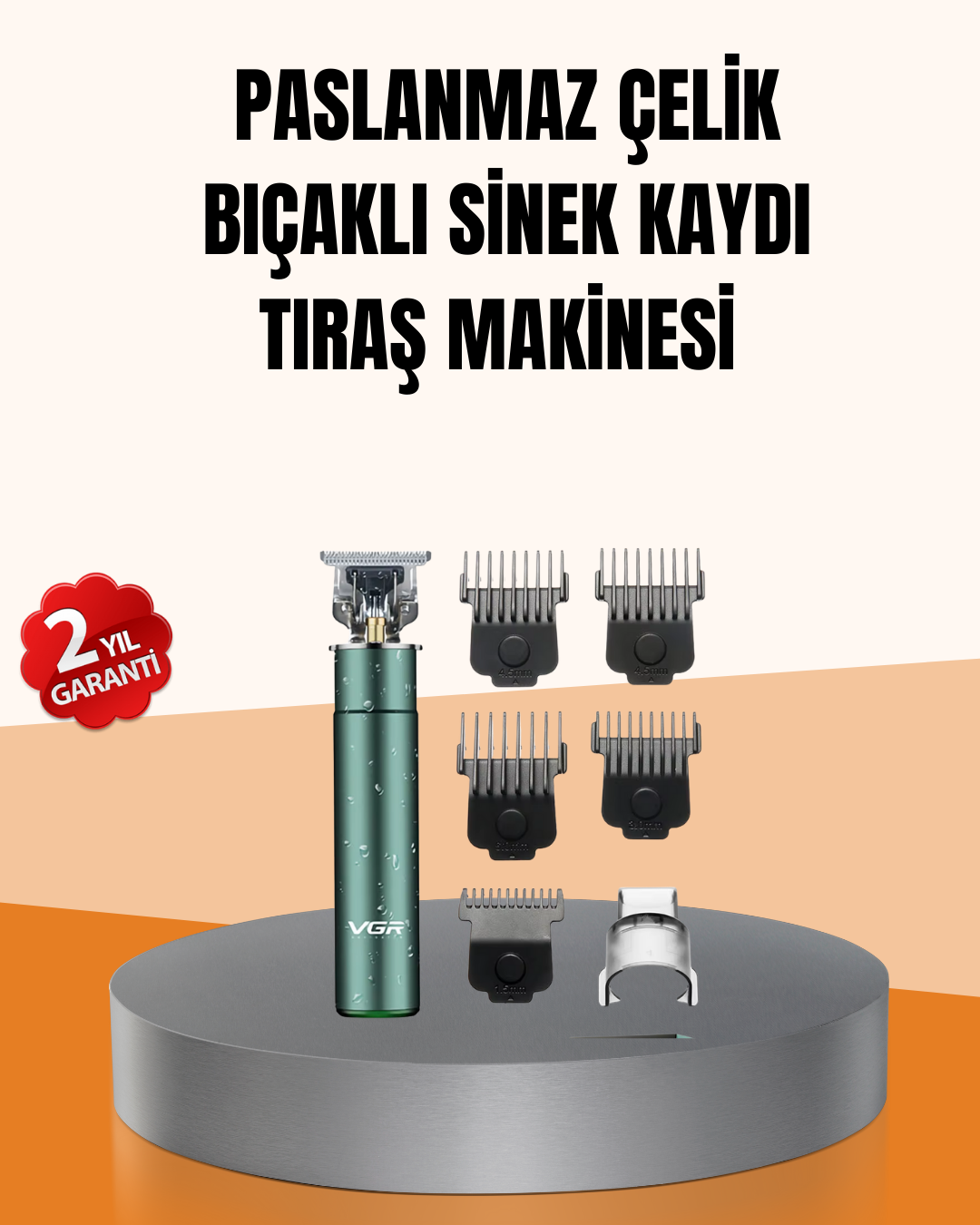 USB Hızlı Şarjlı 3 Saat Kullanımlı Saç Kesme Makinesi