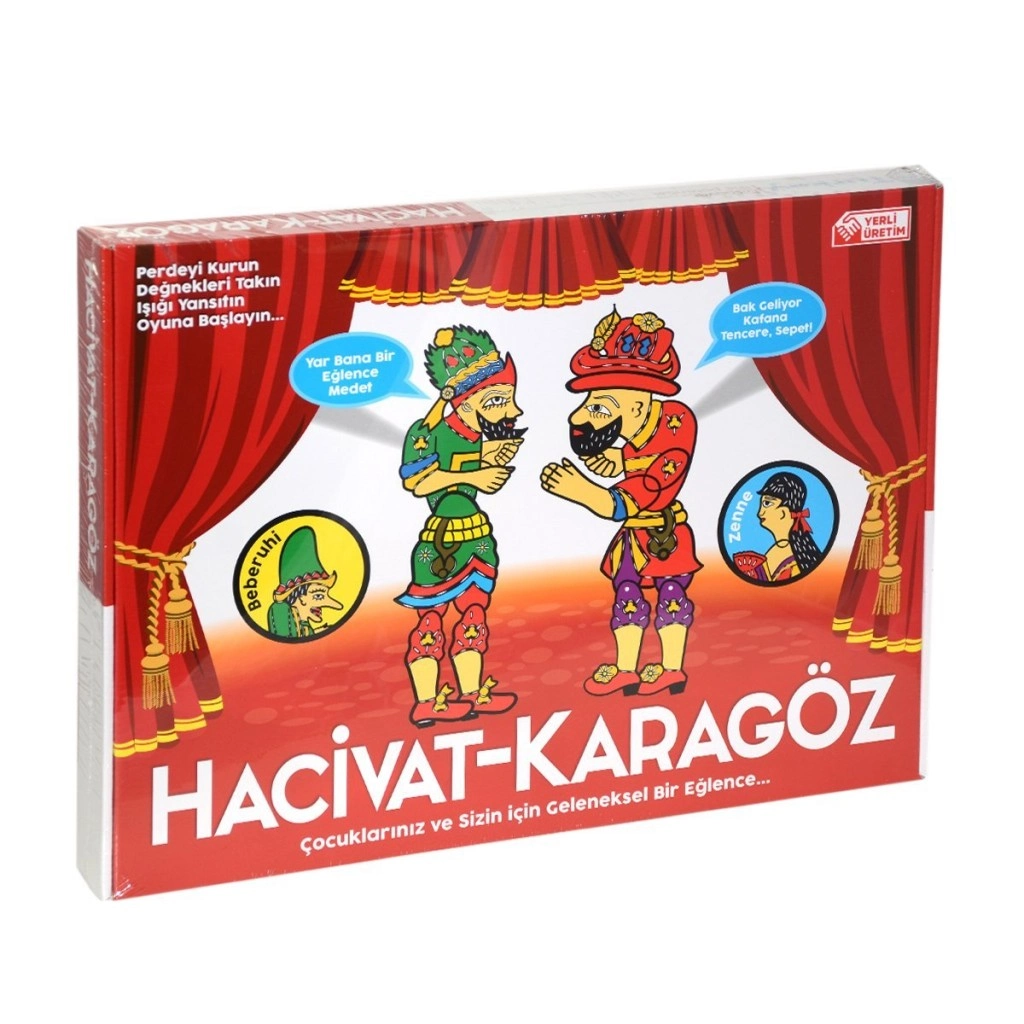 Hacivat ve Karagöz Kuklası 1 Adet Eğlenceli Oyun