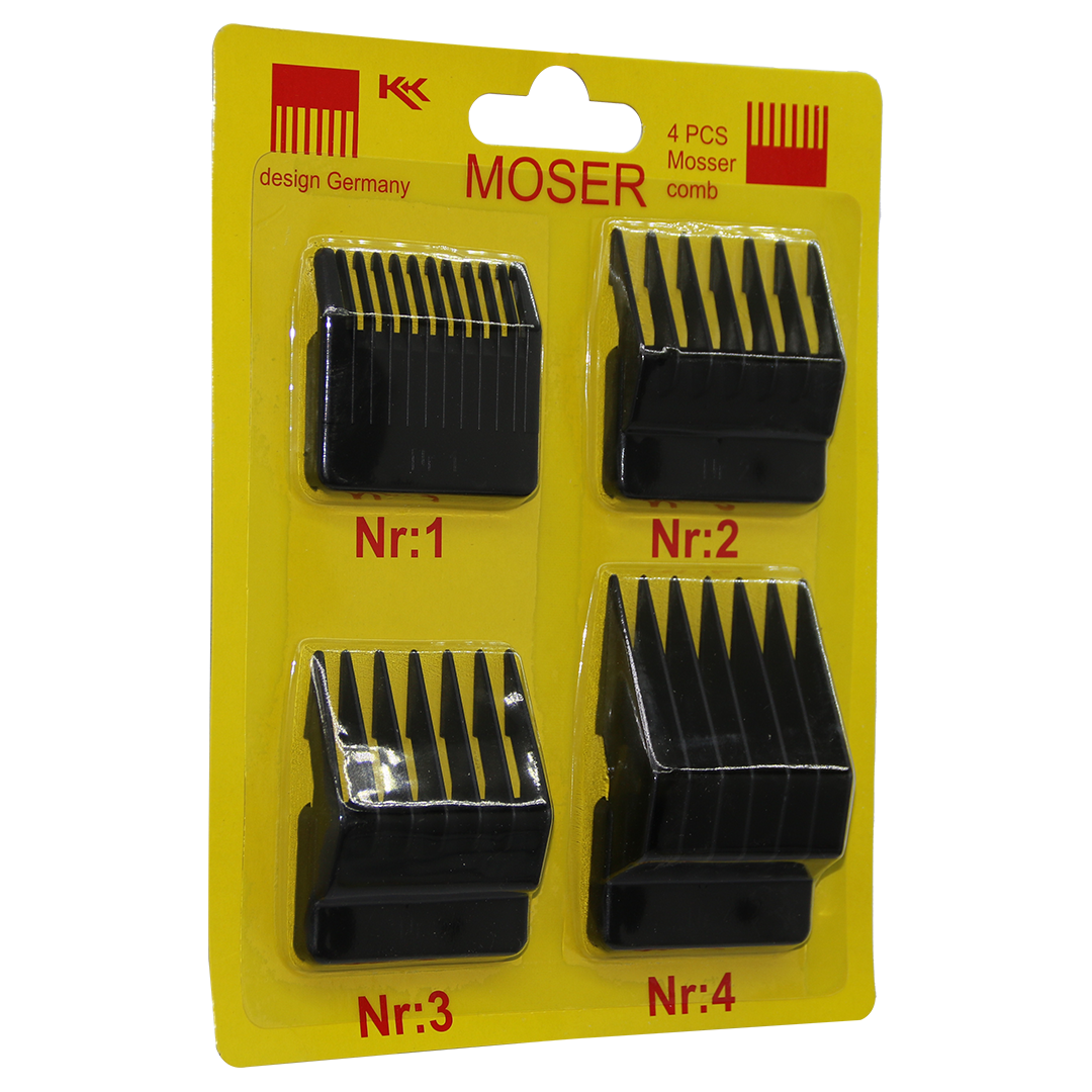 Moser 4 Parça Makine Tarak Set