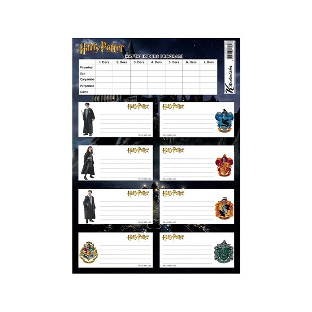 K.Color Harry Potter Orta Boy Puffy Sticker 1 Adet
