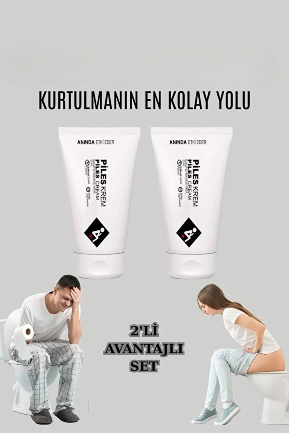 Piles Bakım Kremi 50 ml x 2 Adet