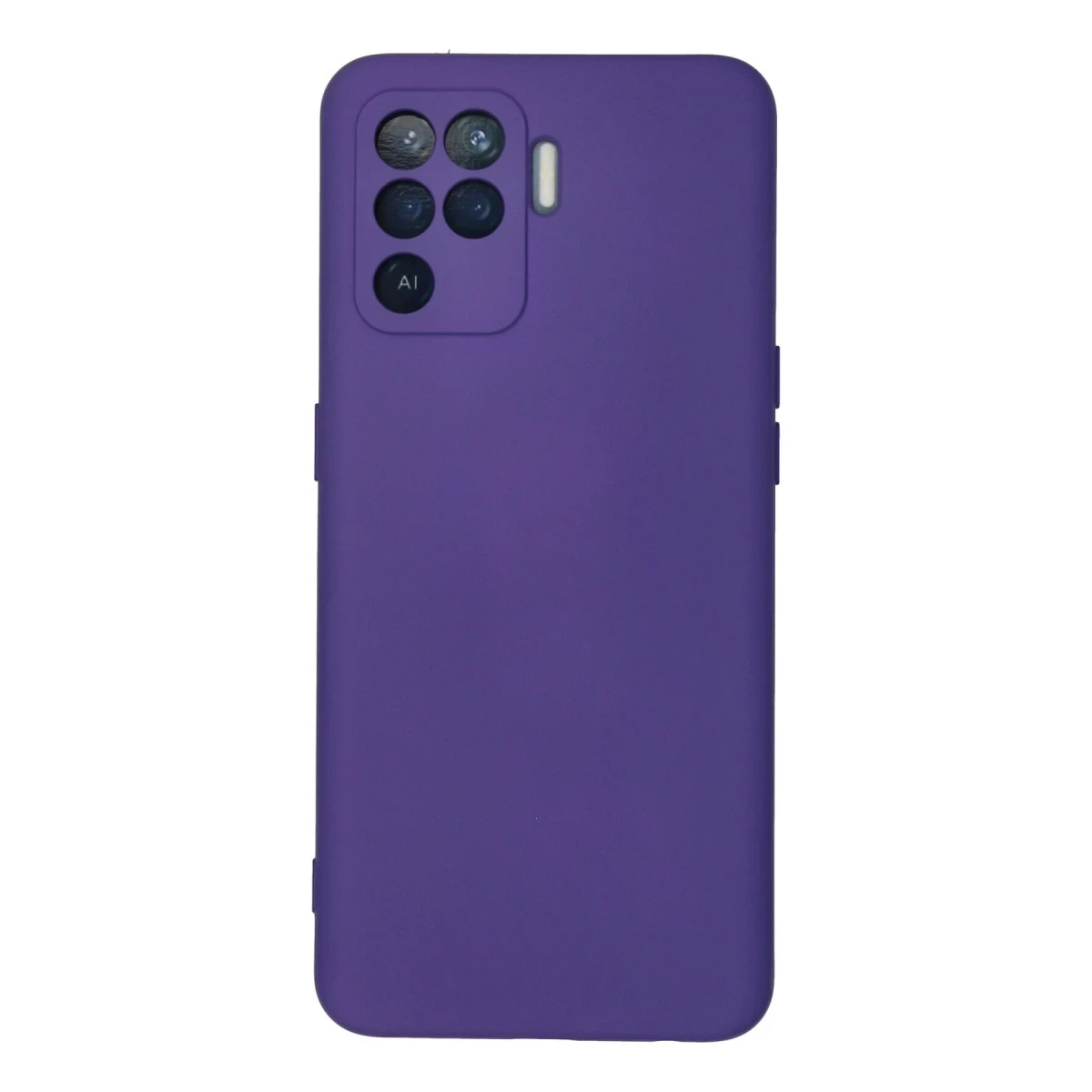 Oppo Reno 5 Lite Kılıf Nano içi Kadife Silikon - Mor