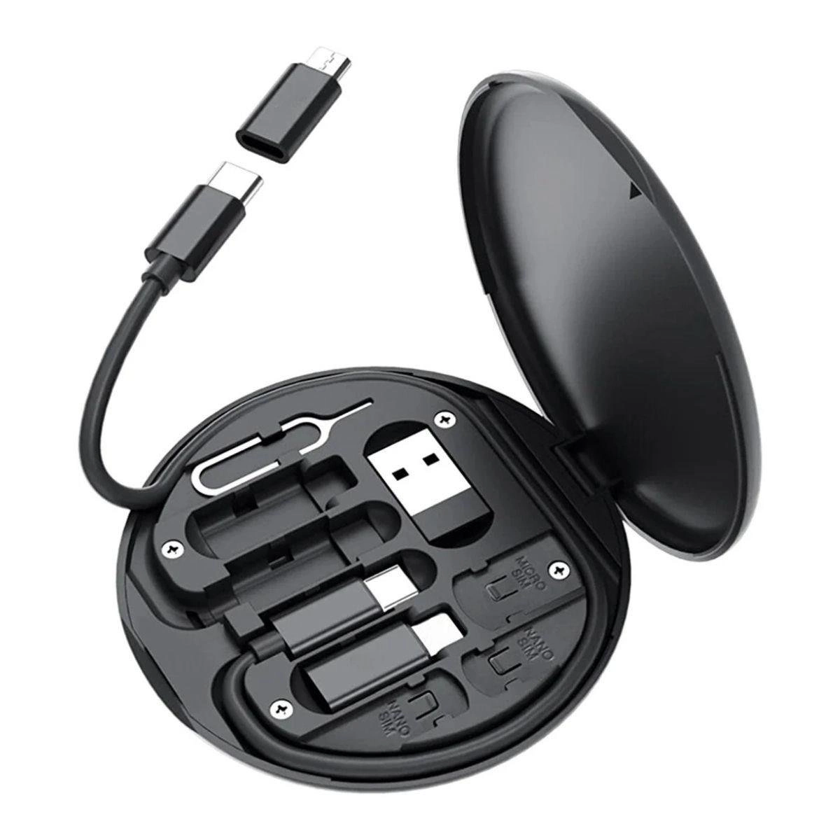 Kompakt USB Type-C Şarj Kablosu Seti 5'li Seyahat
