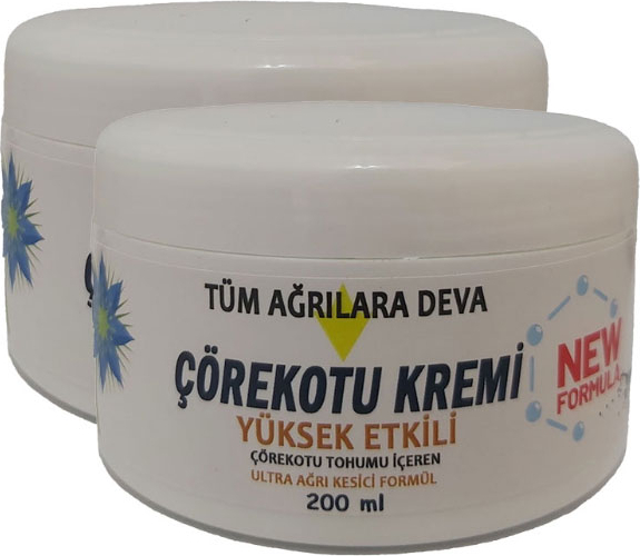 Corex Çörek Otu Kremi 2 Adet 200 ml Teskin Kremi