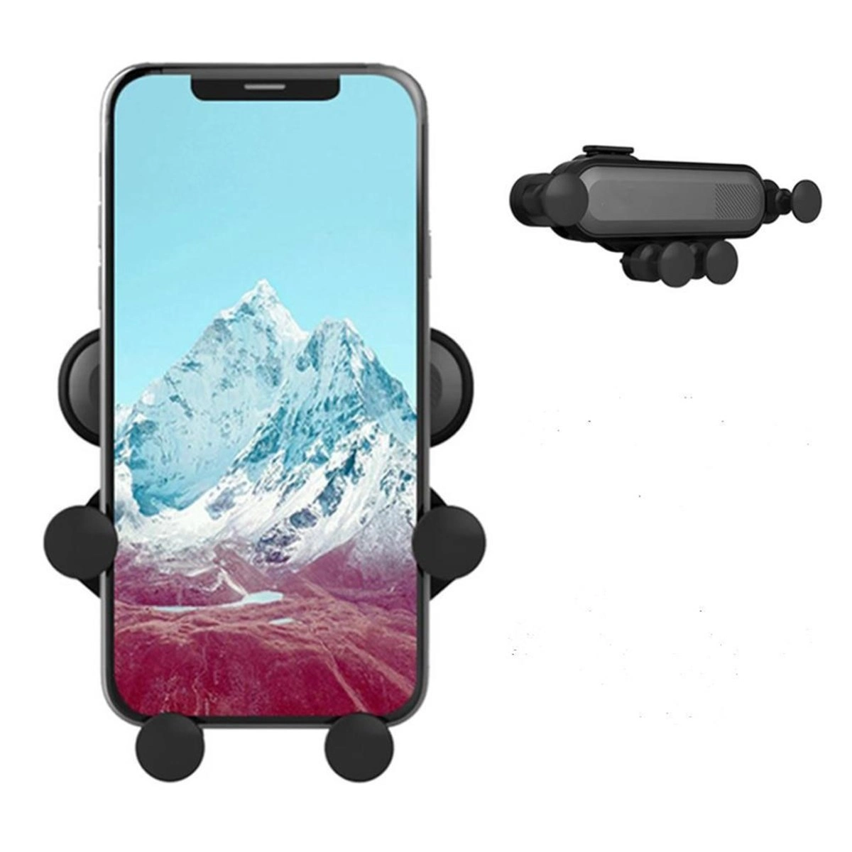 Pratik Araç İçi Telefon Sabitleyici 4 Destekli