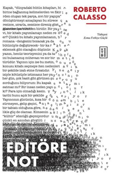 Editöre Not