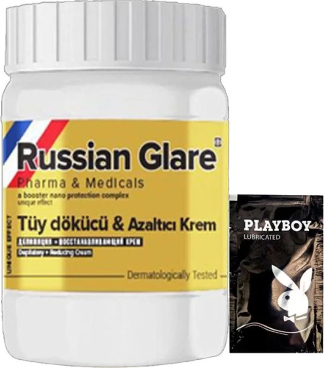 Rusian Glare Nano 50 ml Rus Merhemi Tüy Kremi+ Yanında Jel