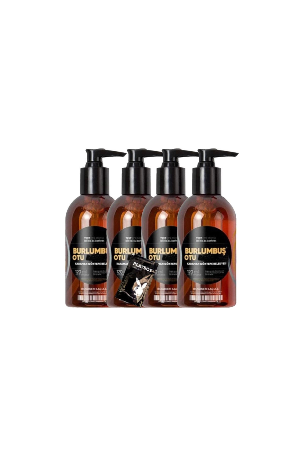 Süper Burlumbuş Masaj Bakım Jeli 4X120 ml +1 Adet Jel ile