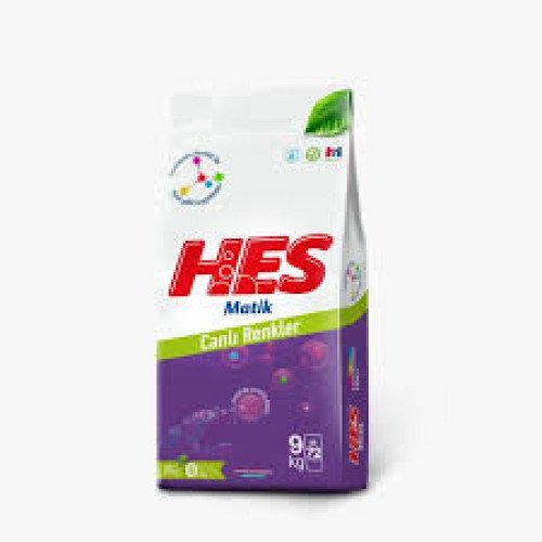 HES ÇAMAŞIR TOZU MATİK CANLI RENKLER 9 KG