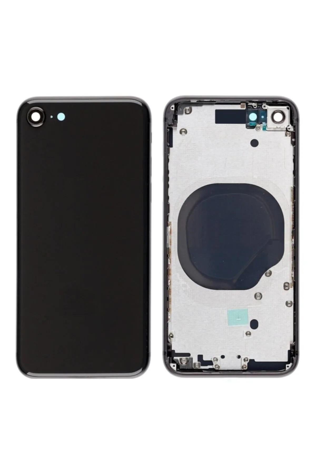 Iphone 8 Boş Kasa Kapak 8g Siyah Uyumlu