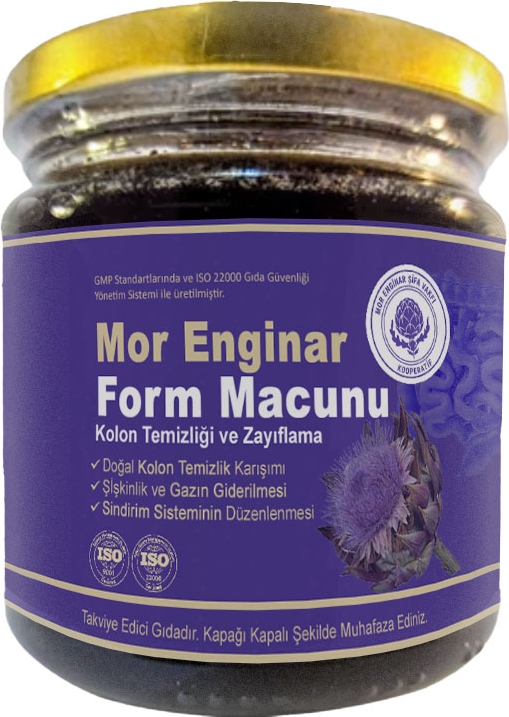 Ayvalık Mor Enginar Macunu 1 Adet 240 gr Macun Form