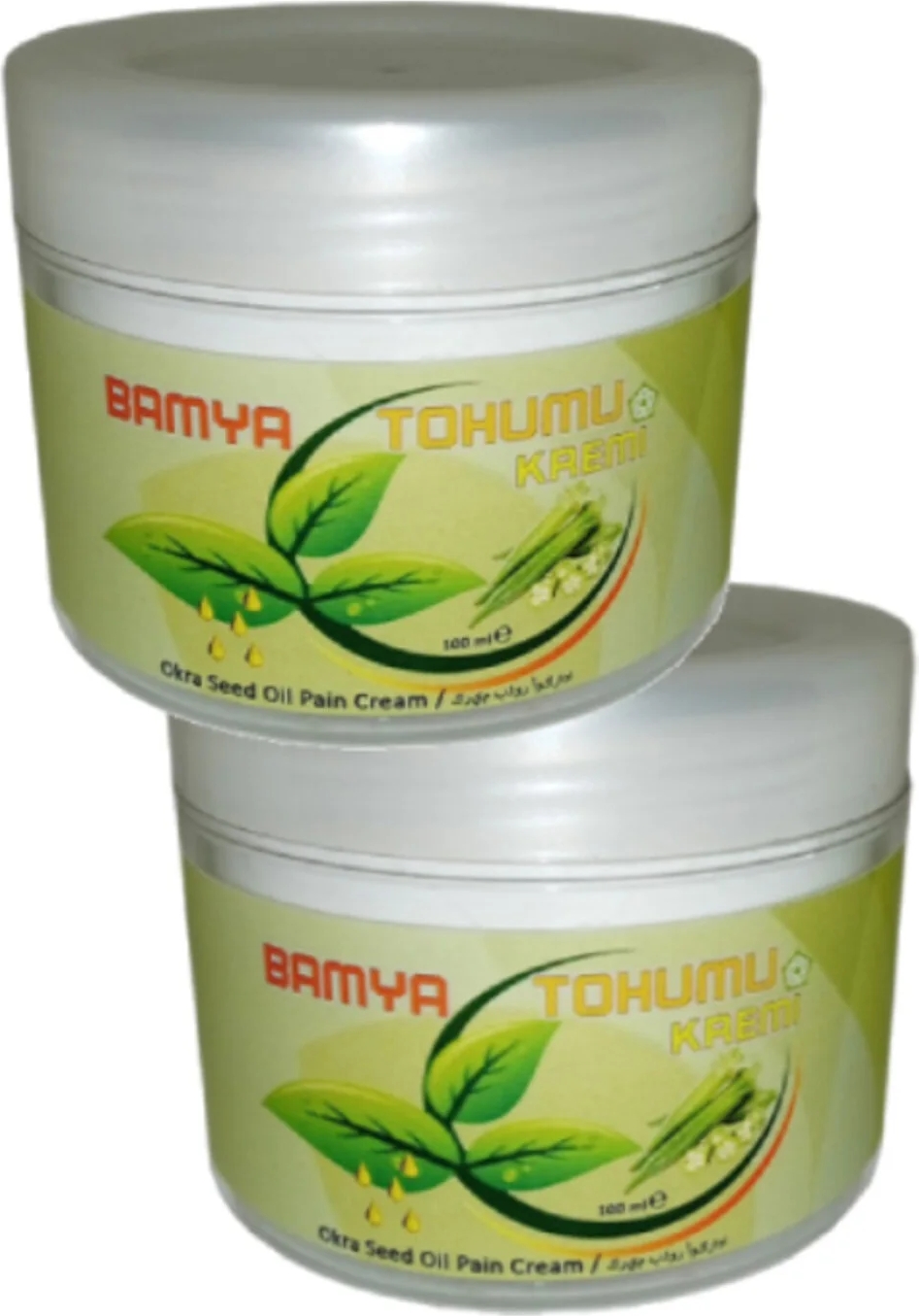 Süper Bamya Tohumu Yağı Masaj Kremi 100 ml x 2 Ad