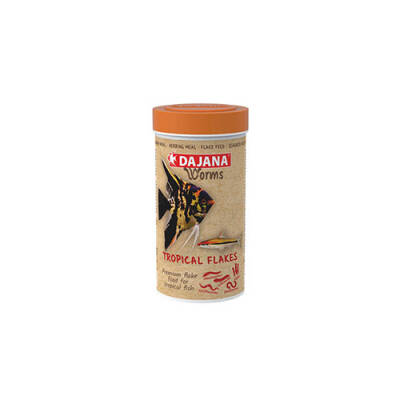 Worms Tropical Flakes Akvaryum Balık Yemi 100 Ml 18 Gr