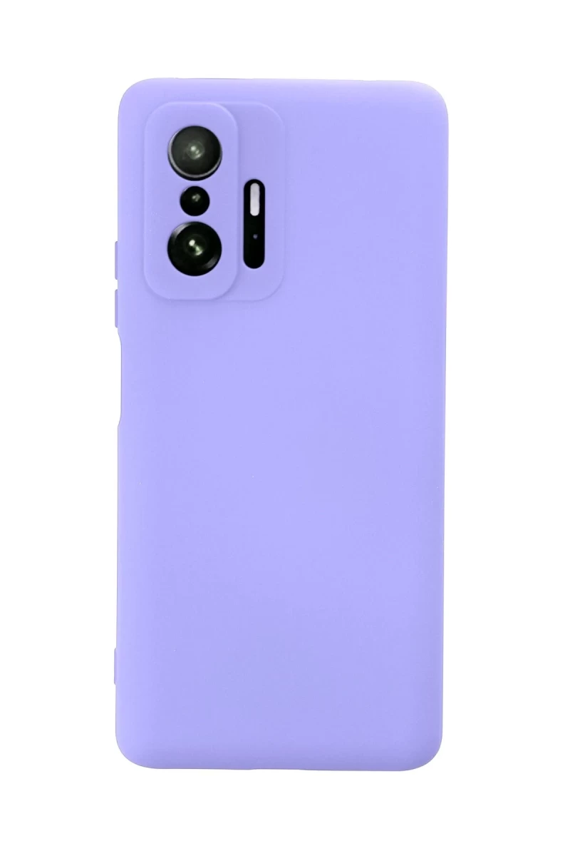 Xiaomi Mi 11T Pro Uyumlu Kılıf Nano içi Kadife Silikon - Lila