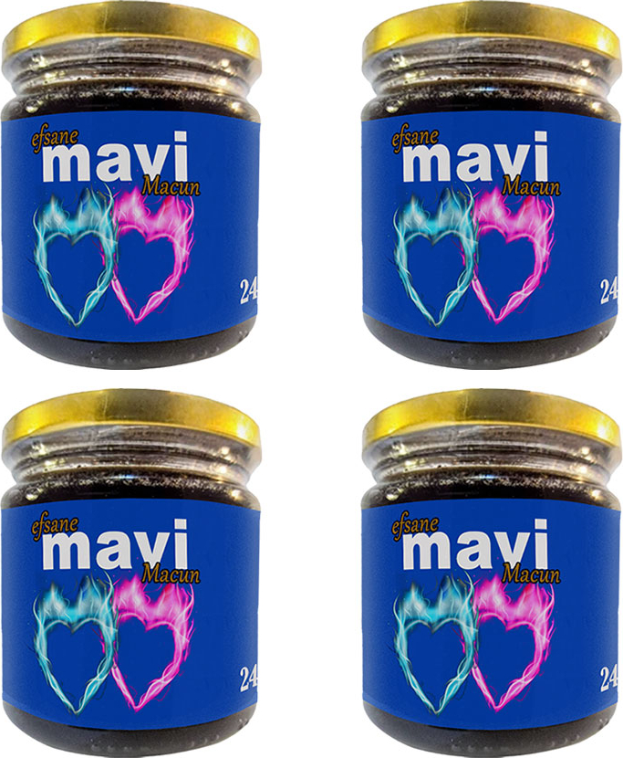 Efsanevi Mavi Macun 4 Kavanoz 240 gr Bay&bayan Çiftlere Özel Macun