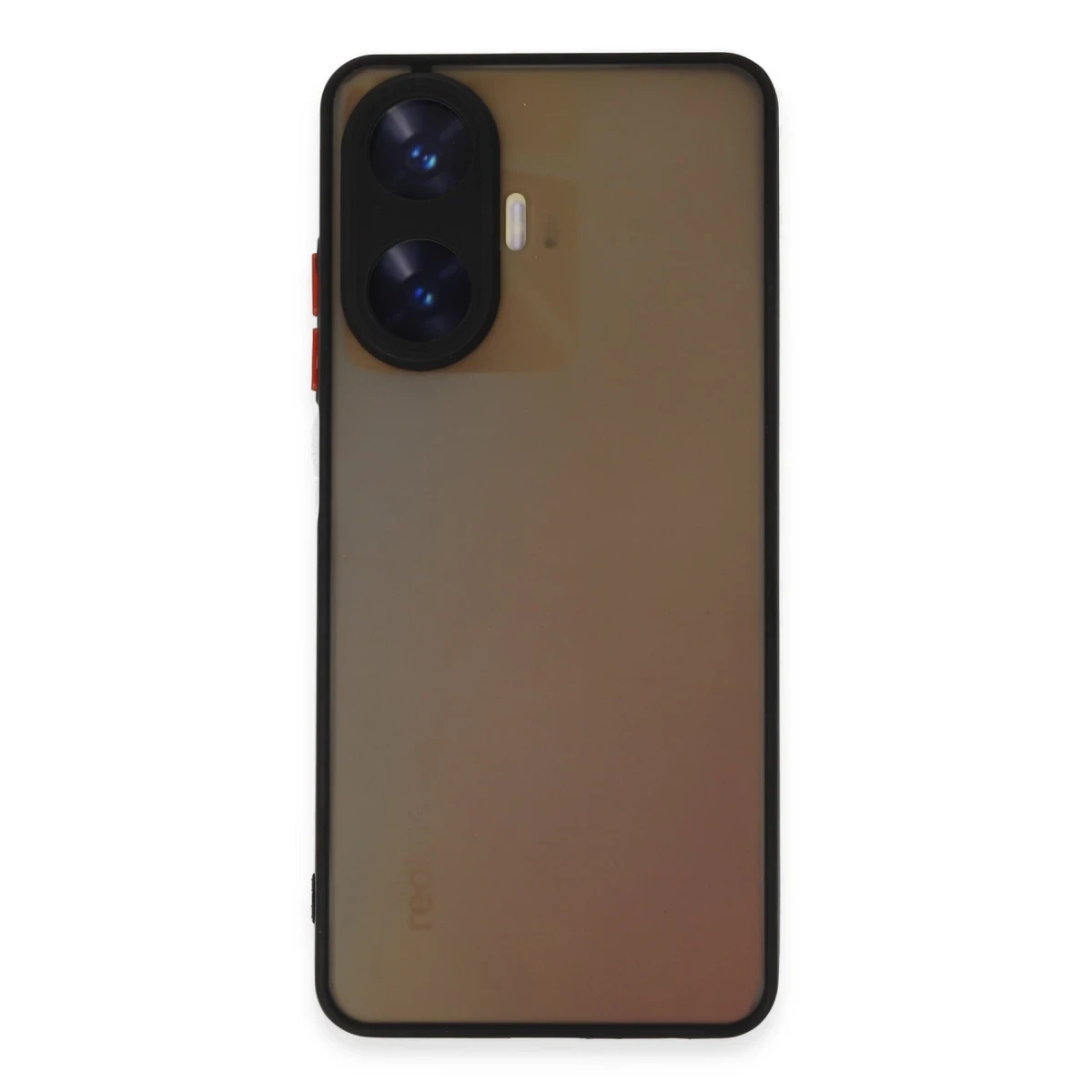Realme C55 Kılıf Montreal Silikon Kapak - Siyah
