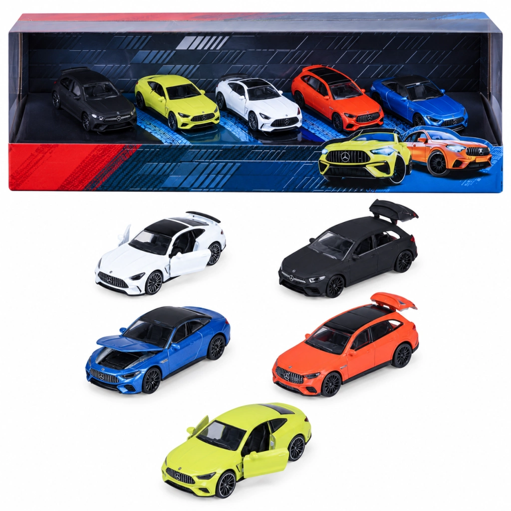Mercedes-AMG 1:64 Ölçekli 5'li Araç Seti