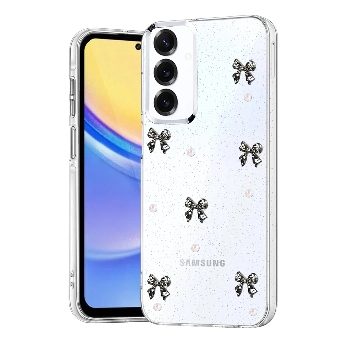 Samsung Galaxy S24 FE Fiyonk Desenli Kapak - Desen 8