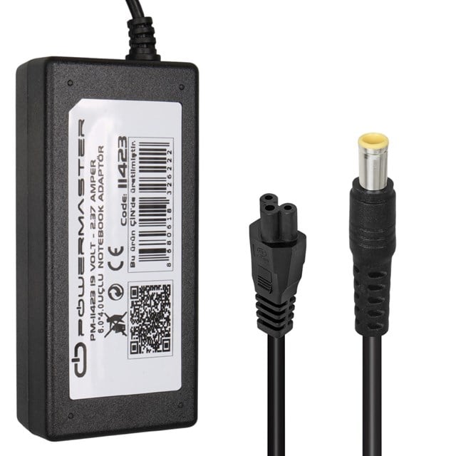 PM-11423 19V 2.37A 45W 6.0x4.0mm İğneli Uçlu Notebook Şarj Adaptörü