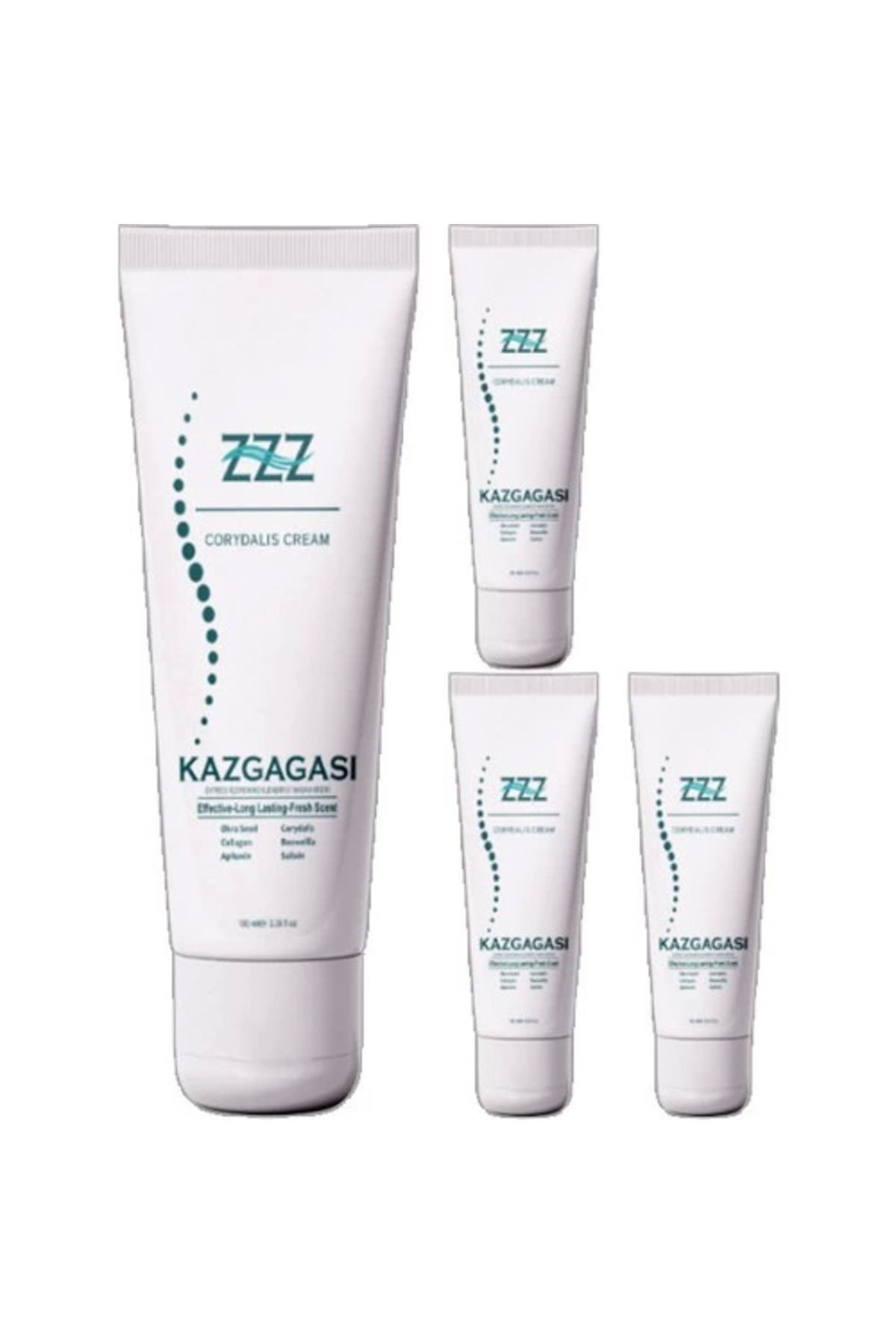 Zzz Kaz Gagası 4 Adet Özel Karışımlı 100 ml Masaj Kremi