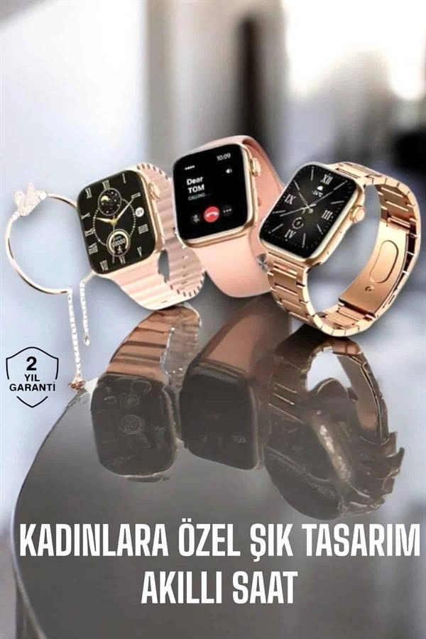Kadınlar İçin Akıllı Saat Uyku Takibi ve Bileklik Hediyeli