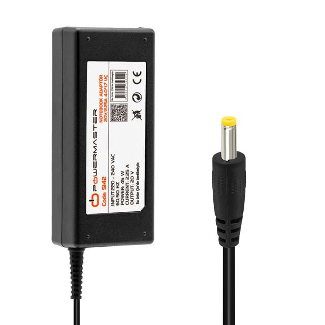 PM-5142 20 Volt - 2.5 Amper - 45 Watt 4.0*1.7 Mm Uçlu Adaptör (Lenovo Notebook)