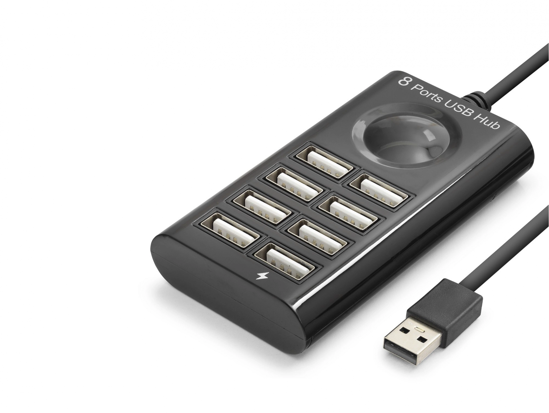 Çoklu USB Bağlantı Hub 8 Port 1 M Siyah