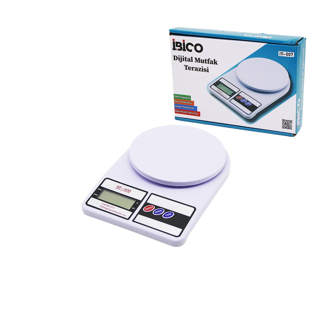 Dijital - Pilli Mutfak Terazisi Tartı 10KG / 1GR