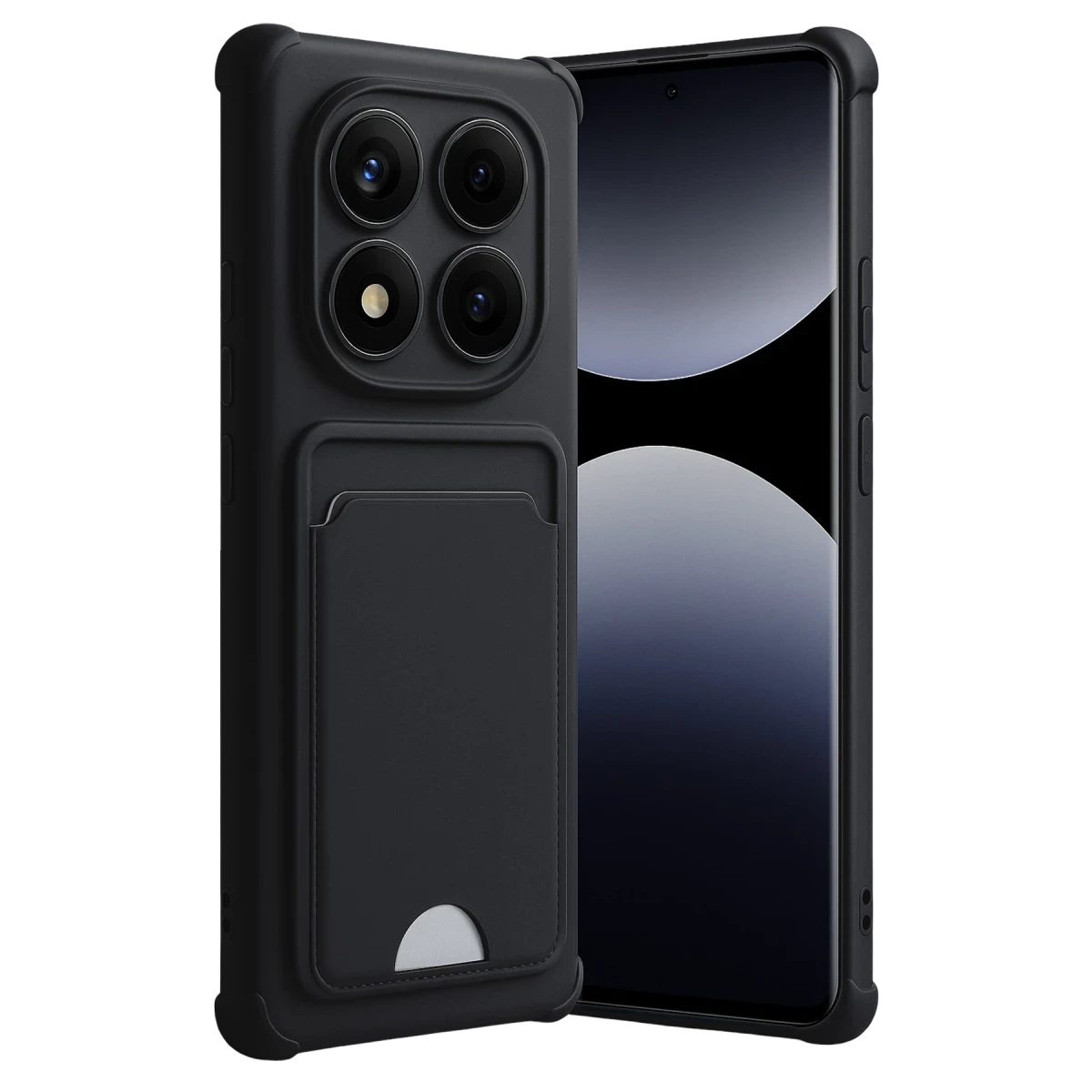 Xiaomi Redmi Note 14 Pro Plus Kelvin Kartvizitli Silikon - Siyah