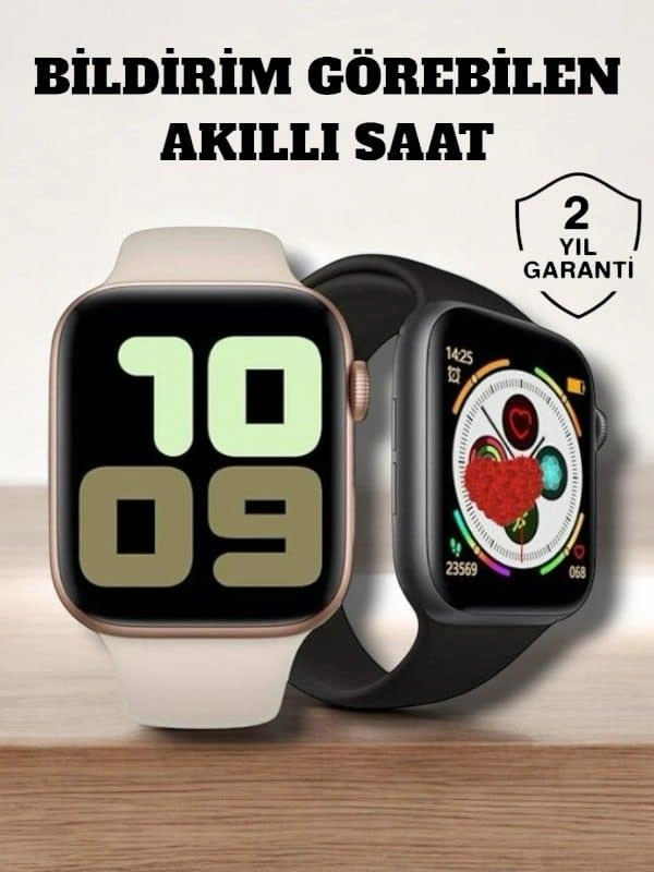 Şık Akıllı Saat 44mm Çelik Kasa ile Gelişmiş Sağlık Takibi