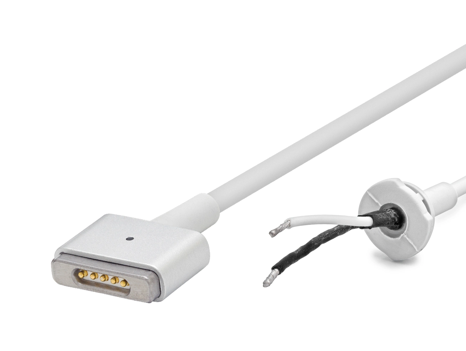 T Tip Laptop Dc Jack Kablosu 1.2 M Beyaz Renk