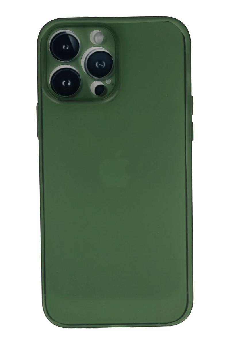 Apple iPhone 13 Pro Uyumlu Kılıf PP Ultra İnce Kapak - Yeşil